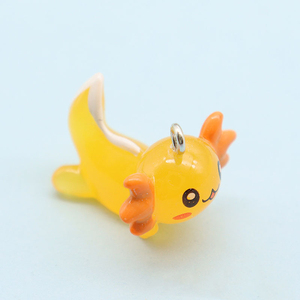 Cute Axolotl Resin Pendant <b>Charms</b> <b>for</b> DIY Earrings Necklace <b>Bracelet</b> Jewelry Making Handmade Keychain Accessories Colgantes - Product Image 2
