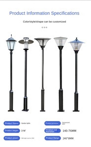 Nouveau solaire 2025 lampes solaires portables poste extérieur Led 20W étanche IP65 constant pour jardin cour éclairage décor - Product Image 2