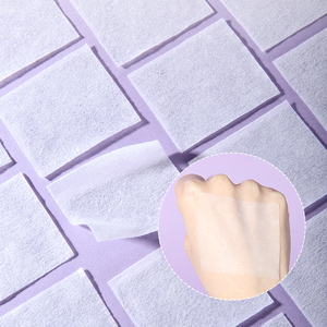 LMLTOP, venta al por mayor, 1000 Uds., almohadillas desechables de algodón no tejido para desmaquillador de uñas faciales, almohadilla cosmética fina para Spa - Product Image 5