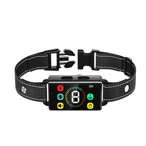 Collier de chien contrôle sans aboiement collier de choc de vibration réglable collier d'aboiement de chien sur mesure vente en gros - Product Image 2