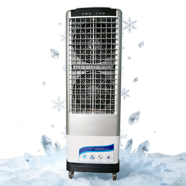 Good Quality Evaporative air Cooler Three Side Cooling Pads Strong Airflow Cooling Pads Portable air Cooler