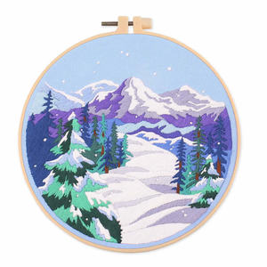 Kit <span class=keywords><strong>de</strong></span> <span class=keywords><strong>Punto</strong></span> <span class=keywords><strong>de</strong></span> <span class=keywords><strong>Cruz</strong></span> Bordado a Mano con <span class=keywords><strong>Flores</strong></span> Espléndidas, Material <span class=keywords><strong>de</strong></span> Hilo <span class=keywords><strong>de</strong></span> Algodón, Bolsa con Instrucciones en Inglés para Bordado Transfronterizo - Product Image 2