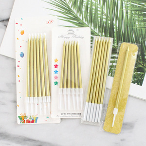 Birthday <b>Candles</b> <b>Stick</b> Cylindrical Paraffin Single Wick Birthday Party Use - Product Image 3