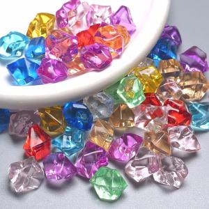 Разноцветные акриловые хрустальные ледяные камни, пластиковые камни, камни, горный хрусталь, ваза, наполнители, Свадебный дисплей, Набор для изготовления масленки для девочек - Product Image 6