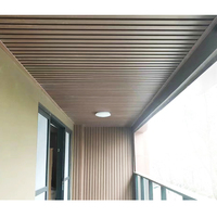 Co-extrusion, conception de bâtiments, composite bois-plastique, panneau de façade extérieur cannelé en WPC, co-extrusion, grand panneau mural, revêtement et planche