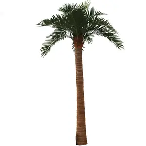 Árboles artificiales de plástico para exteriores, palmeras de imitación de alta calidad, tamaño/color personalizado, tropical, areca, X337