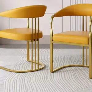 Luxury Dining <b>Chair</b> Hotel Sales Office Beauty Salon Receives Mahjong Sofa <b>Chair</b> Nail Salon Customer Makeup <b>Chair</b> - Product Image 1