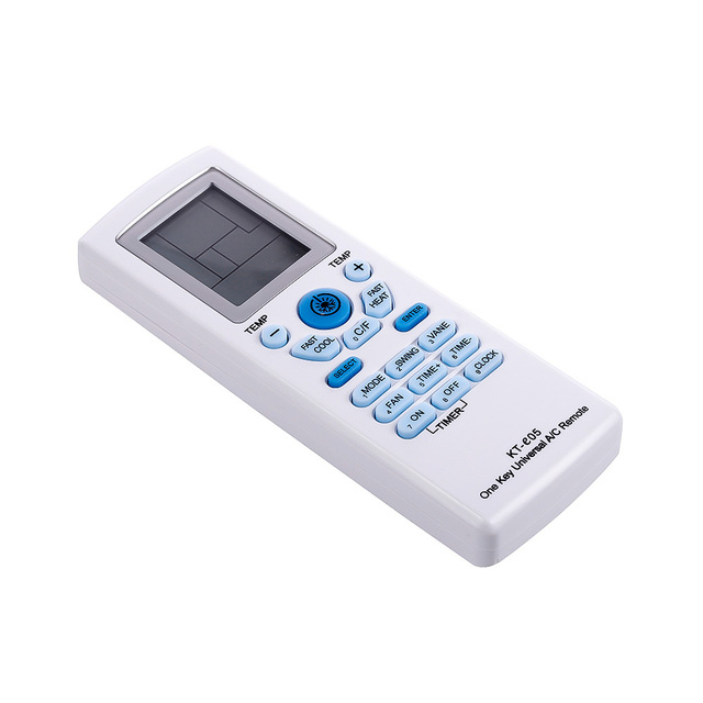 KT-E05 Universal AC Remote Controller for Air Conditioner Factory Price HVAC Replacement Part Compatible with Multiple Brands