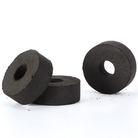 Charbon de Noix de Coco Rond Noir à Longue Durée de Combustion pour Accessoires de Narguilé et Chicha