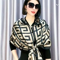 Koreanischer Stil Sommer Neuheit Cashew-Blumen-Sonnenschutz-Hut mit Schal, vielseitig einsetzbar, dünn, modisch, ethnisch, Polyester, Herren