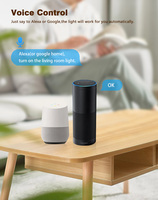 Interrupteur Tuya XZJ 2026 sans neutre, étanche, 1/2/3/4 gangs, panneau tactile en verre, 10A max. Smart Life compatible actuellement