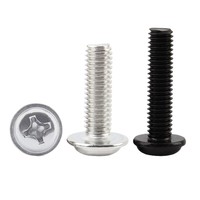Vis à tête cylindrique cruciforme en acier inoxydable 304 DIN967 avec rondelle, vis de machine Phillips