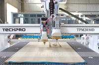 Machine de découpe du bois 1325, routeur CNC à double broche avec système de contrôle Syntec et PLC pour la gravure de meubles