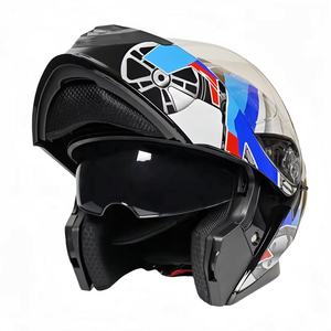 Cascos Modulares de ABS Unisex Más Populares para Motociclismo Casco Abatible Antichoque para Adultos Fábrica de Motocicletas Personalizadas - Product Image 5