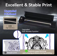 Produk baru M08E-WS pencetak stensil tato ledakan Printer tato gigi biru