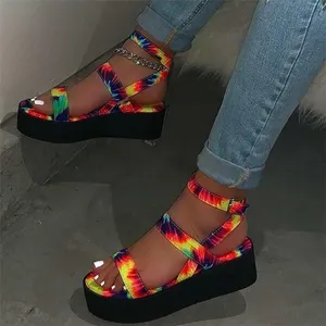 Big Size 35-43 Female Summer Multi Color Platform Sandals Sandals Women Fashion Shoes Women