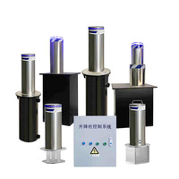 Bolardo Hidráulico de Acero Inoxidable IP68 Impermeable con Motor Sumergido en Aceite 220V/380V 750W Automático Anticolisión Ascendente