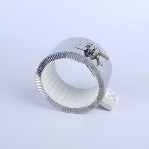 Bande chauffante industrielle en céramique avec coque en acier inoxydable 650 ° C Max - Product Image 5