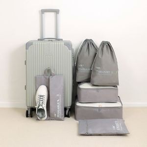 Juego de 6 Cubos Organizadores de Compresión Plegables para Equipaje, Bolsas de Almacenamiento de Zapatos para Viaje con Cierre - Product Image 2