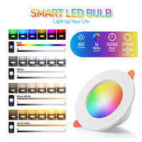 Vente en gros, lampe magnétique intelligente, éclairage Commercial, Aluminium encastré, Led RGB, Downlight