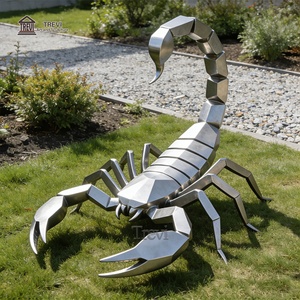 Statue da Giardino Scorpione in <span class=keywords><strong>Acciaio</strong></span> Inossidabile a Grandezza Naturale TREVI per Decorazioni Esterne in Vendita - Product Image 6