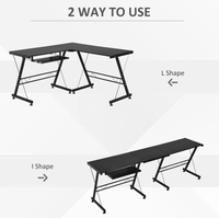 Nouveau bureau de jeu électrique en fibre de carbone avec éclairage RVB Table de joueur de compétition électrique pour joueur