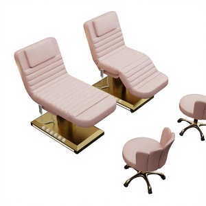 Fauteuil de tatouage électrique réglable et rotatif au design moderne pour salon de beauté - Lit de luxe à 4 positions inclinables pour clinique dentaire, soins du visage et spa - Product Image 3