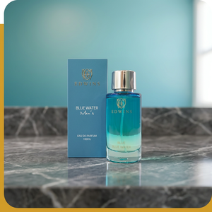 Perfume Blue Water de 100 ml en un elegante empaque para colecciones minoristas y exhibiciones de regalos, esculturas y detalles decorativos. - Product Image 2