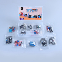 Tscinbuny Kit de modules électroniques DIY Sensor Learning Set 37 en 1 Capteurs Modules Kit pour Arduino