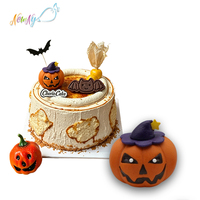 Decoración Comestible de Azúcar para Halloween, Personalizada, No Tóxica, Segura para Alimentos, HALAL, Adornos para Pasteles al por Mayor