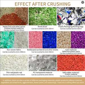 Sản lượng cao PP <span class=keywords><strong>PE</strong></span> chất thải nhựa bin chai phế liệu Shredder Máy Nghiền để bán - Product Image 4