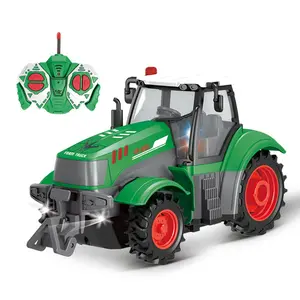 RC Farm Traktor Spielzeug im Maßstab 1:24 Bau Bauer LKW Fernbedienung Engineering Fahrzeug Traktor Spielzeug Autos Landwirtschaft LKW