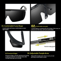 Lunettes de protection anti-impact et anti-rayures pour le travail industriel avec protections latérales et verres transparents – Offre promotionnelle