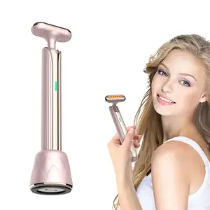 Nouveauté baguette de massage des yeux rechargeable 4 en 1 baguette de lumière LED lifting des yeux baguette de thérapie par la lumière rouge