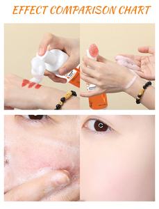Mayorista OEM Maquillaje Black Head Remover Cuidado DE LA Piel Seca Control de Aceite Coreano Vitamina C Limpiador Facial Lavado de Cara con Cepillo de Silicona - Product Image 6