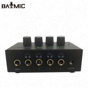 สินค้ามาใหม่ DAYMIC โรงงานขายดี เครื่องขยายเสียงหูฟัง 4 ช่อง สำหรับการมอนิเตอร์เสียงในสตูดิโอระดับมืออาชีพ - Product Image 5