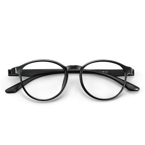 กรอบแว่นตาทรงวงรีน้ำหนักเบาสำหรับผู้ชาย 66015 สีดำแบบเต็มกรอบ น้ำหนักเบา ผลิตโดย Danyang - Product Image 1