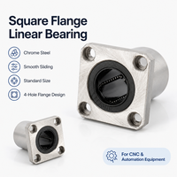 Roulement linéaire en acier chromé de taille standard, glissement fluide pour l'automatisation CNC, les machines d'emballage et les systèmes de mouvement industriels