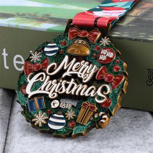 Diseña tu propia medalla personalizada de aleación de zinc, medalla de metal en oro, plata y bronce, medalla deportiva para maratón con cinta. - Product Image 4