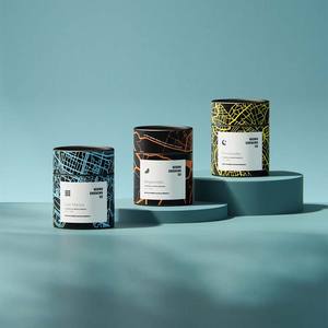 Emballage en tube de carton artisanal de qualité supérieure pour bougies avec emballage durable et personnalisation élégante - Product Image 5