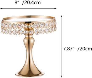 Soporte de pastel de Metal a prueba de herrumbre de primera calidad decorativo y ligero para pasteles de boda golosinas de cumpleaños y presentación de postres - Product Image 6