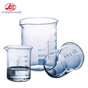 सस्ते कीमत प्रयोगशाला कांच के बने पदार्थ मापने Borosilicate ग्लास बीकर - Product Image 2