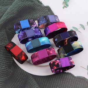 Bracelet élastique personnalisé, bracelet élastique ciel étoilé, bracelet de sport, bracelet imprimé par sublimation, bracelet court lavable - Product Image 3