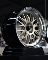 Jantes en alliage d'aluminium forgé sur mesure en deux parties, à profil profond, 5x114.3 5x120, 18 20 22 pouces pour Dodge Challenger Charger Ram 1500
