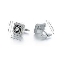 Boutons de manchette en laiton de haute qualité pour hommes, style Daili, nouvelle mode, boutons de manchette décoratifs français pour chemise de mariage, costume