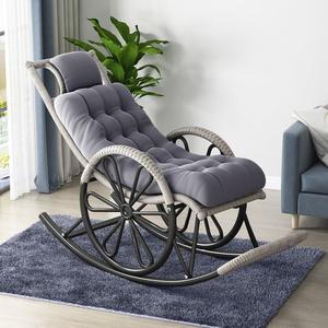 Chaise à bascule <span class=keywords><strong>de</strong></span> <span class=keywords><strong>jardin</strong></span> en rotin moderne bon marché pour adultes pour la sieste se prélasser sur le <span class=keywords><strong>salon</strong></span> <span class=keywords><strong>balcon</strong></span> salle à manger parc chambre - Product Image 1