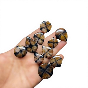 Cabujones de patrón de Cruz de Chaistolite de alta demanda Natural, piedras preciosas sueltas únicas de todas las formas y tamaños, fabricación de joyas pulidas - Product Image 1
