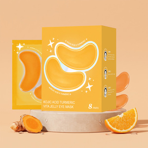 Maschera Contorno Occhi in Gel con Acido Cogico, Curcuma e Vitamina C - Antirughe, Rimuove Occhiaie, Lenitiva, Riparatrice, Riduce Linee Sottili, Rassodante, Illuminante - Product Image 2