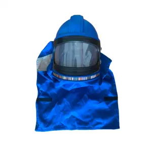 Personal Protective Helmet Industry Use Sandblasting Spraying Helmet