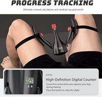 CHENGMO SPORTS Entraîneur de plancher pelvien à résistance réglable avec compteur, Thigh Master pour les exercices des cuisses internes, des hanches et des Kegel
